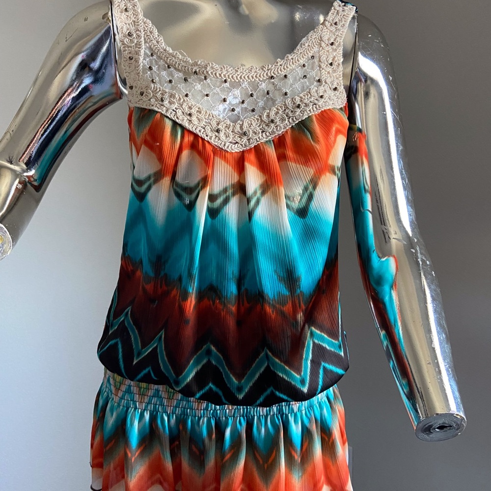 Boho Aztec Print Tank Top
